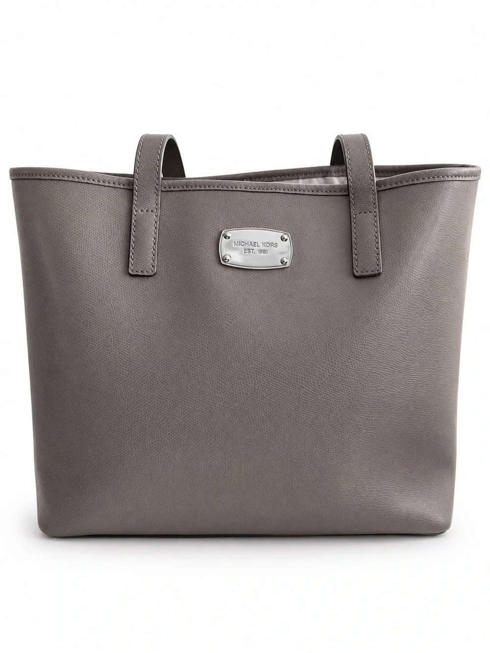 ✨ Michael Kors Jet Set Travel Tote Bag Saffiano Leather Taupe/Gray ✨